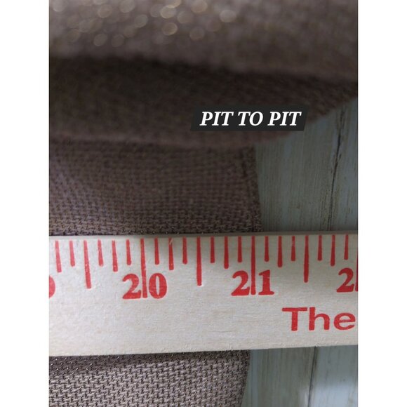 Talbots Women's Beige Metallic Thread Linen Blend Jacket Size 12 Chic~Classy - Picture 11 of 12